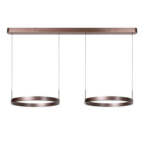 Lucide LIANE - Pendelleuchten - LED Dim. - CCT - 2x45W 2700K/4000K - Rostfarbe - Vibes - ausgeschaltet